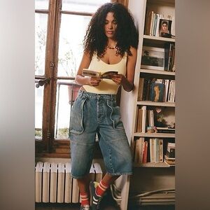 We The Free Havasu Slouchy Cropped Jeans in Tahoe Size 30 NWT